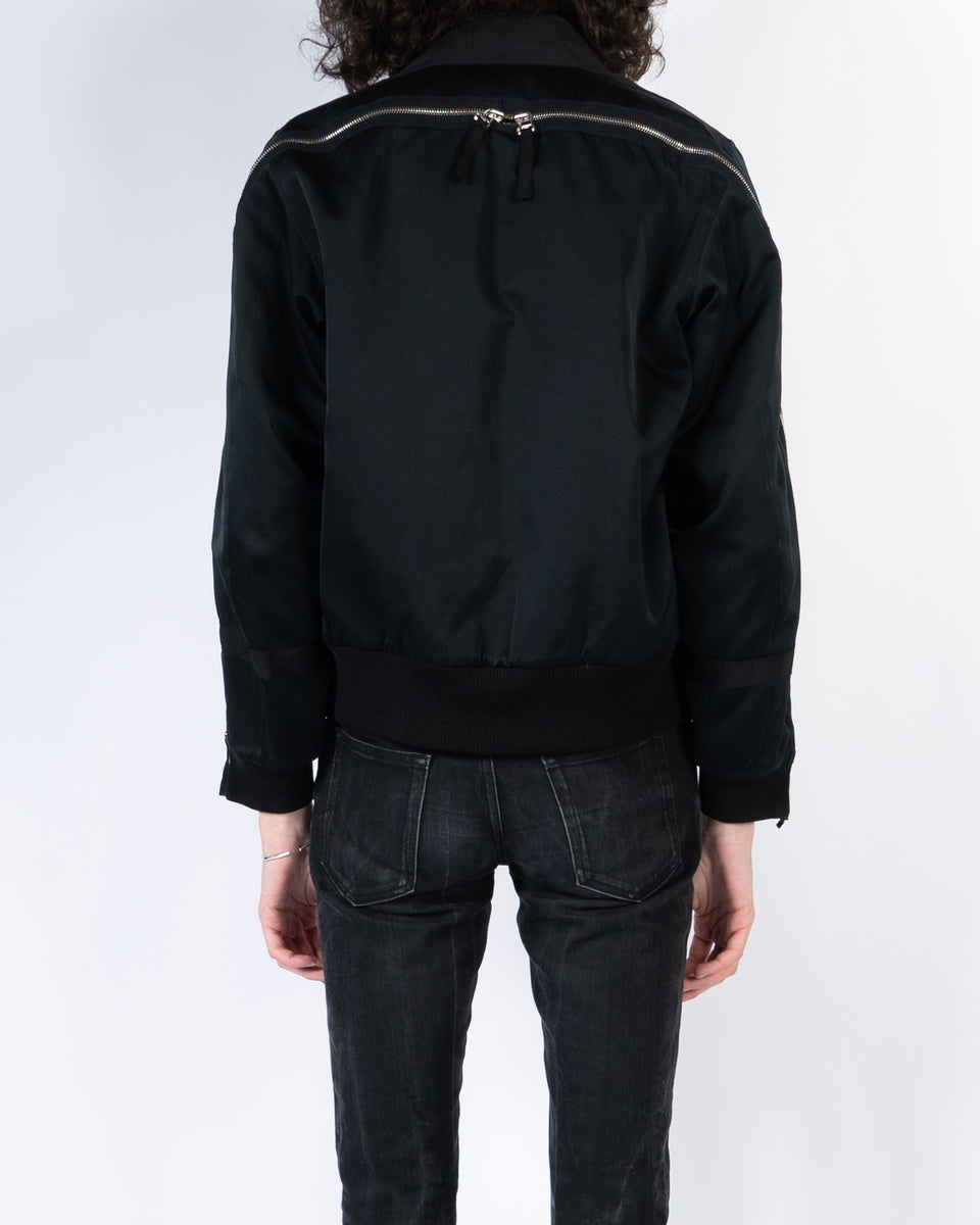 FW14 Silk Backzip Bomber – Backyardarchive