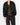 Reversible Perth Bomber in Black Cotton