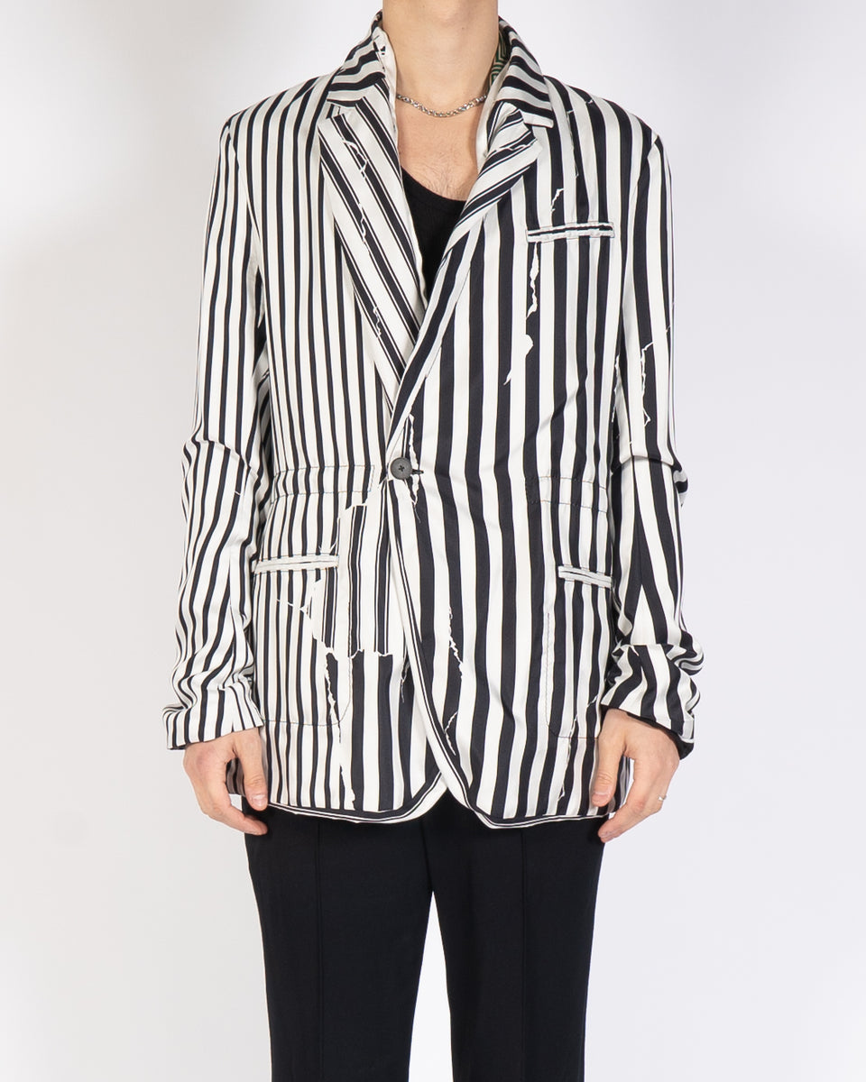 Horizontal on sale striped blazer