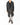 FW17 Military Coat in Grey Fleece Wool
