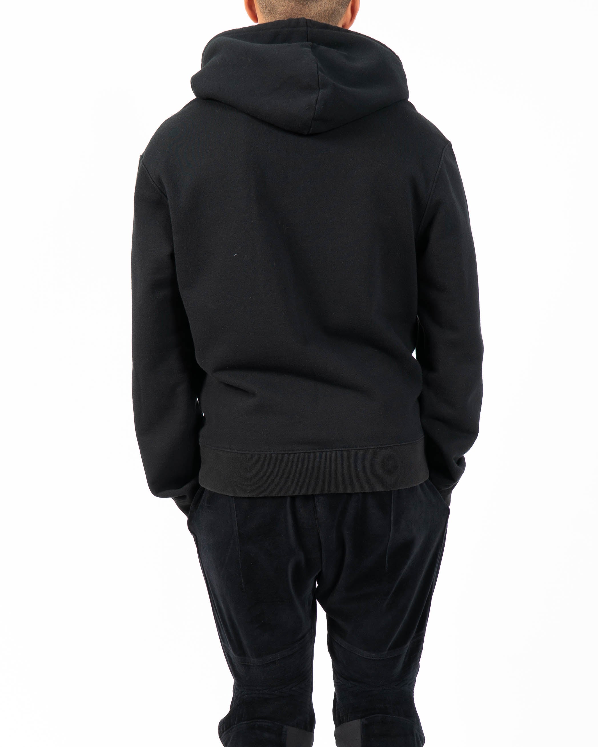 SS18 Andy Warhol ,,Car Crash'' Printed Hoodie in Black Cotton