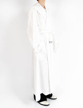 Load image into Gallery viewer, FW17 White Nylon Oversized Belted Coat