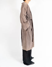 Load image into Gallery viewer, SS08 Belted Kimono Suede Coat
