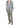Oversized Double Layer Hoodie in Washed Grey Perth Cotton
