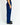 SS19 Blue Checked Viscose Darted Trousers