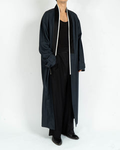 SS17 Navy Kimono Robe Coat