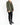 SS19 Cropped Waxed Green Linen Caban Jacket