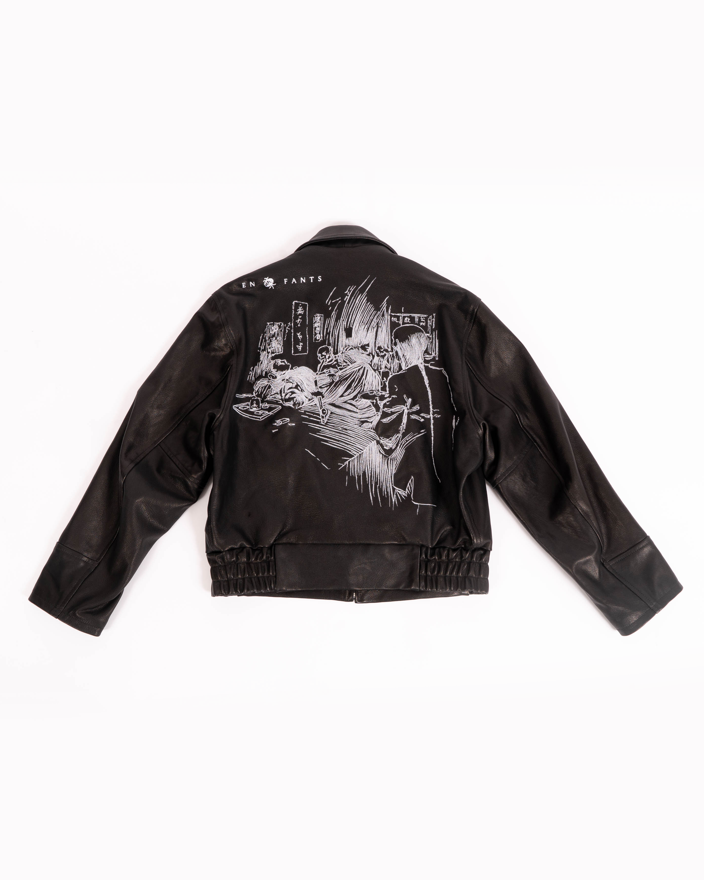 FW23 Opium Den Frank Leather Jacket Black – Backyardarchive FW23 Opium Den Frank Leather Jacket Black – Backyardarchive