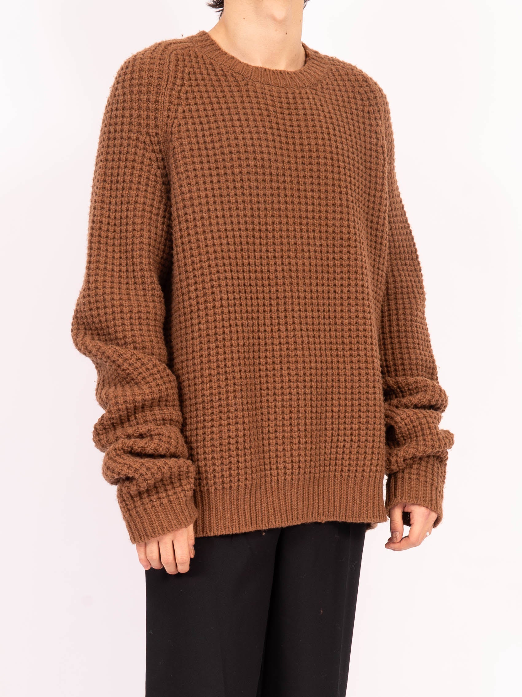 FW15 Brown Waffle Knit