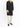 SS17 Satin Collar Raglan Coat in Black Boucle Wool