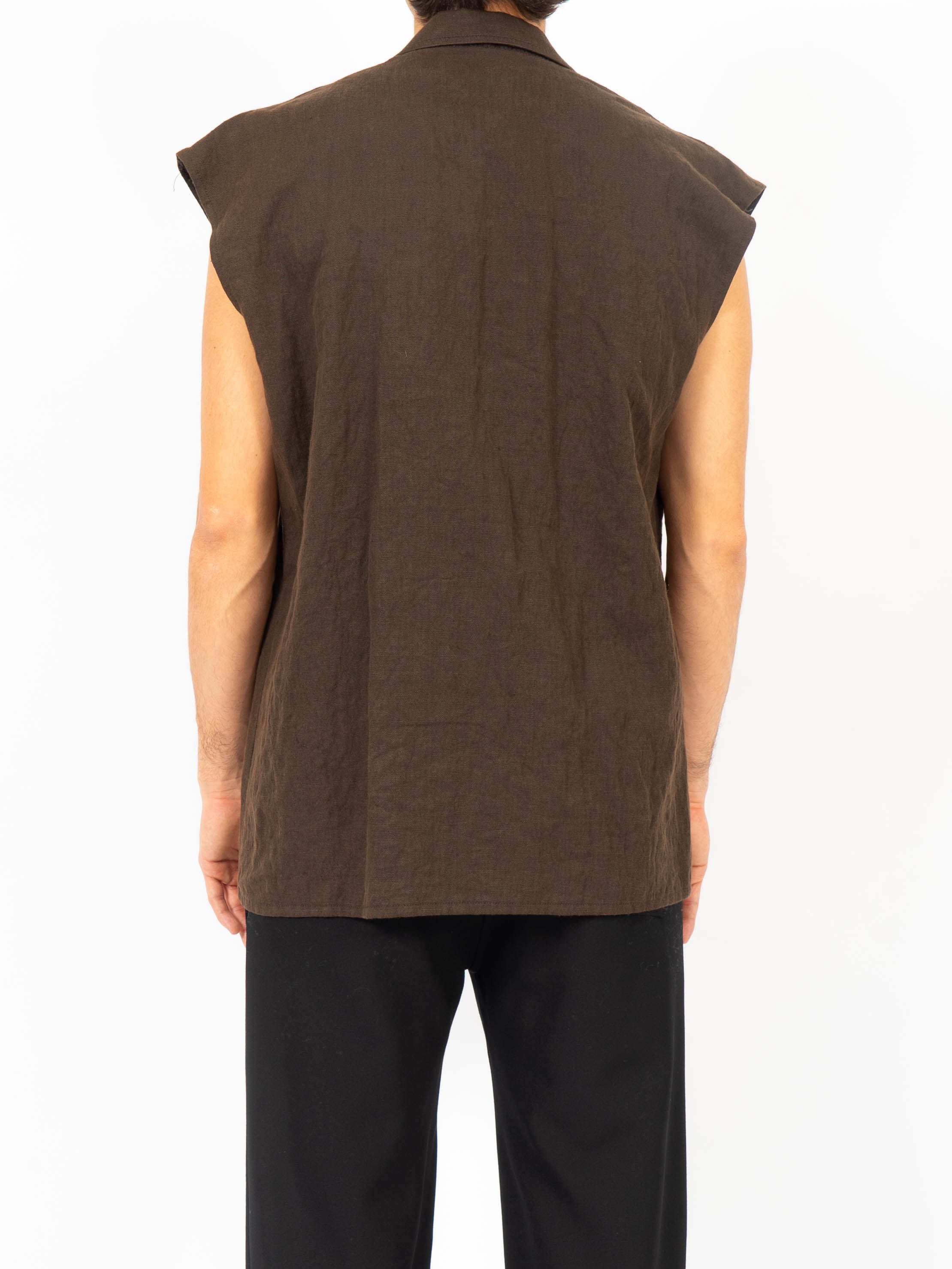 FW13 Short Sleeve Brown Shirt