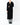 FW11 Black Unstructured Longcoat in Black Wool with Satin Shawl Collar