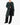 FW14 Collarless Overcoat in Grey & Green Boucle Wool