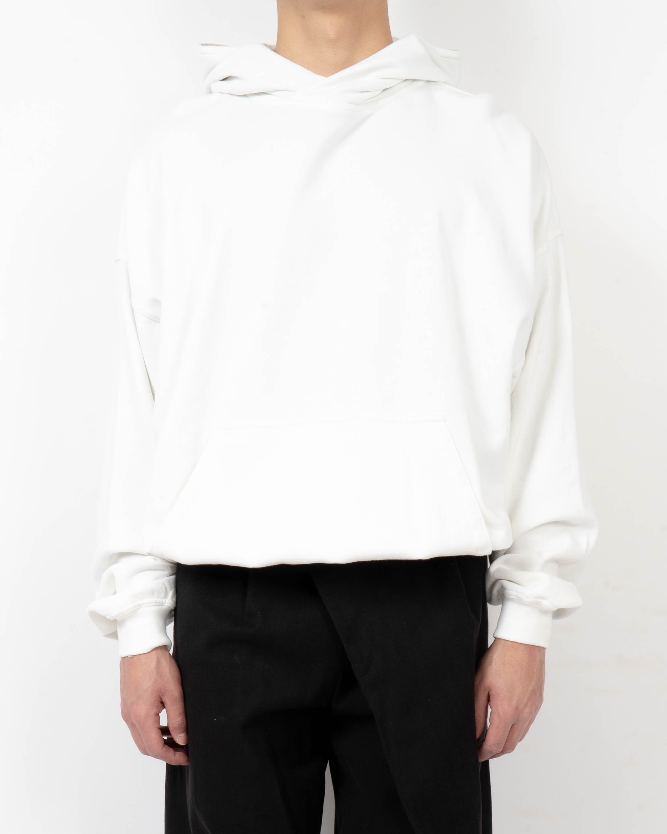 FW19 White Oversized Perth Hoodie