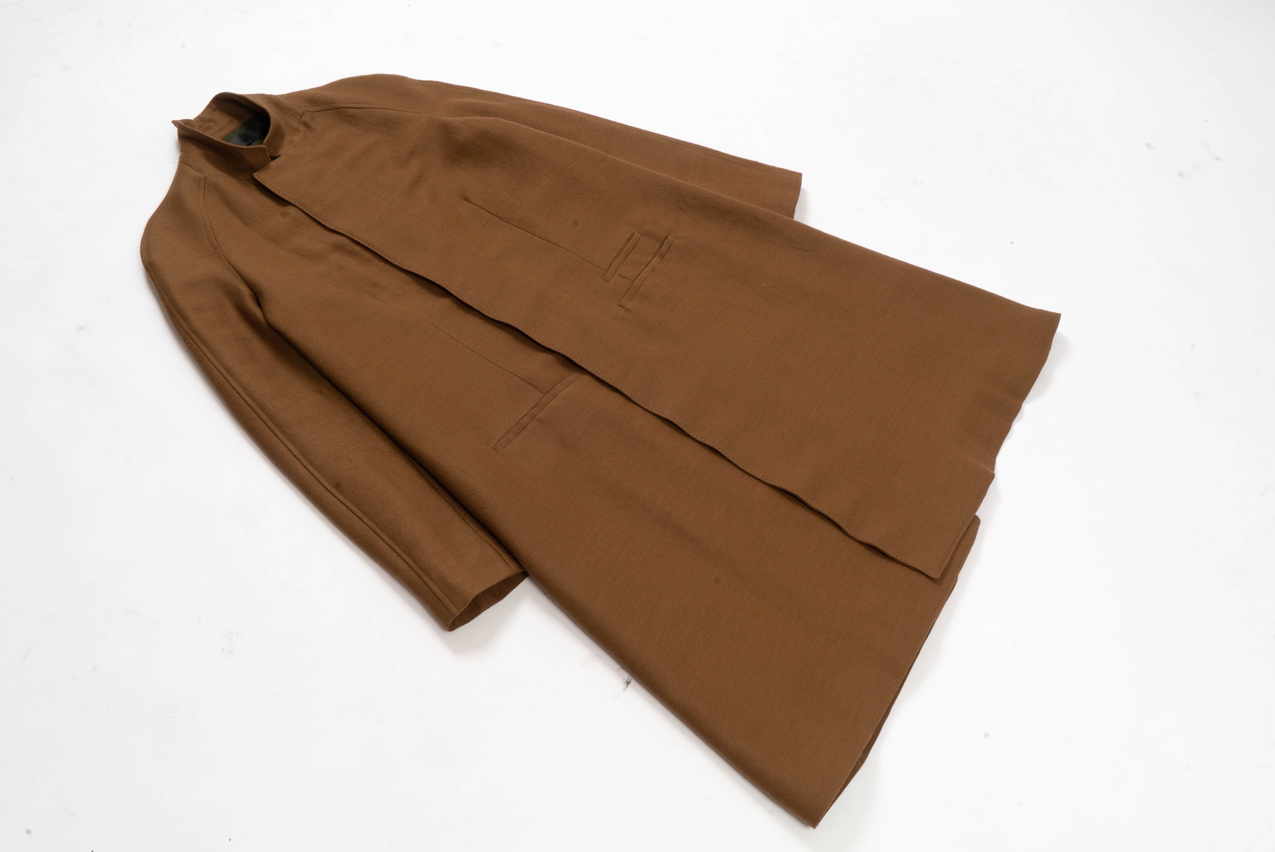 FW20 Brown Raglan Workwear Coat