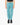 FW20 Contrasting Waistband Trousers in Turquoise Velvet