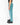 FW20 Contrasting Waistband Trousers in Turquoise Velvet
