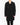 SS16 Kimono Coat in Heavy Black Linen