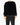 FW14 Double Layer  Sweatshirt in Black Velvet & Cotton
