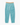 FW20 Contrasting Waistband Trousers in Turquoise Velvet