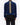 FW19 Embroidered Bomber in Blue Perth Cotton & Viscose