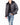 Ian Aviator Jacket in Black Shearling Leather