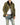 FW17 Double Breasted Caban Coat in Khaki Wool