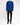 FW20 Rutched Collar Shirt in Blue Silk