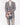 FW17 Classic 2-Button Blazer in Grey Houndstooth Wool