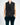 SS12 Sleeveless Drape Shirt in Black Silk
