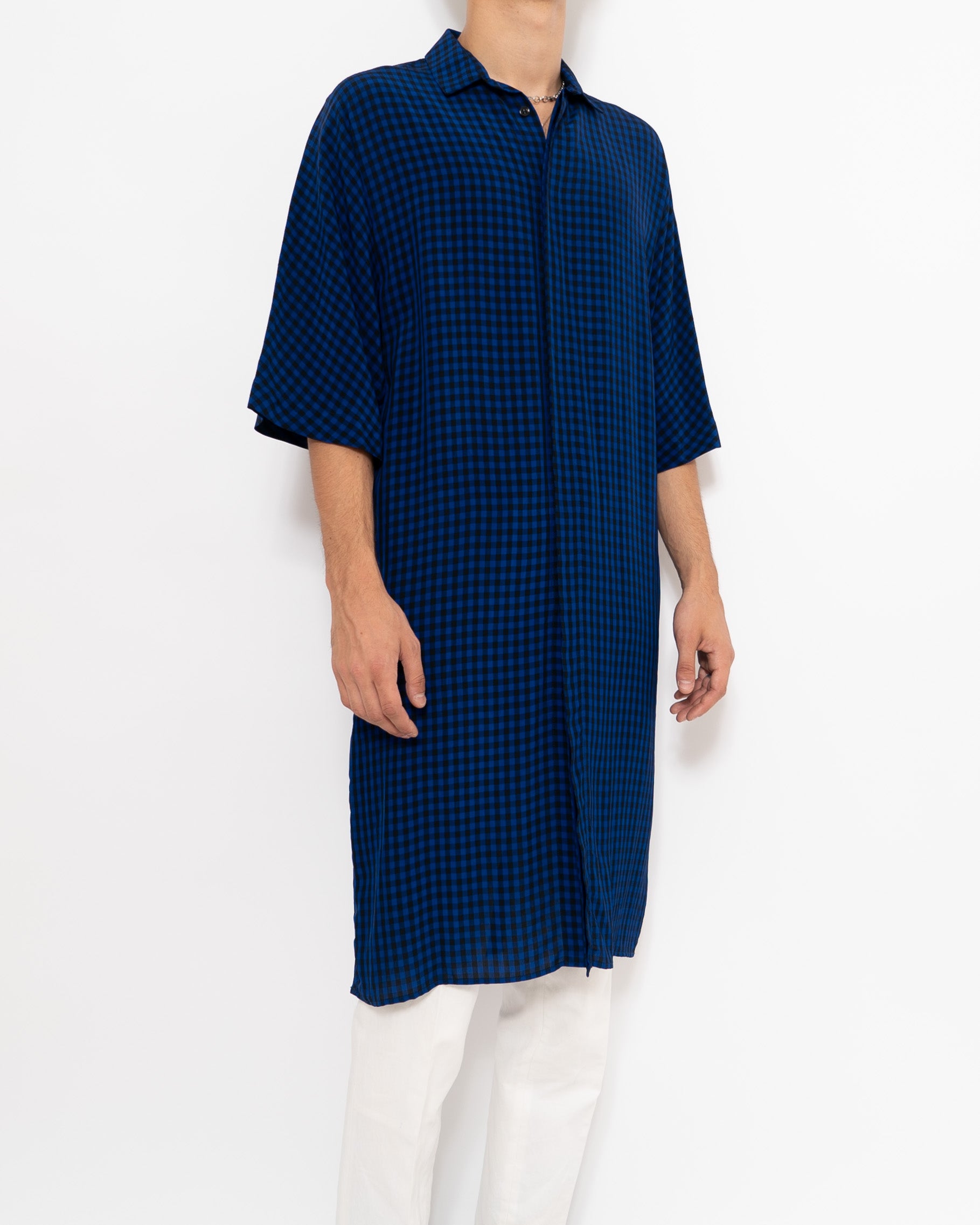 SS19 Paloma Blue Kimono Long Shirt Sample