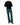Oversized Biker Bomber in Black Velvet