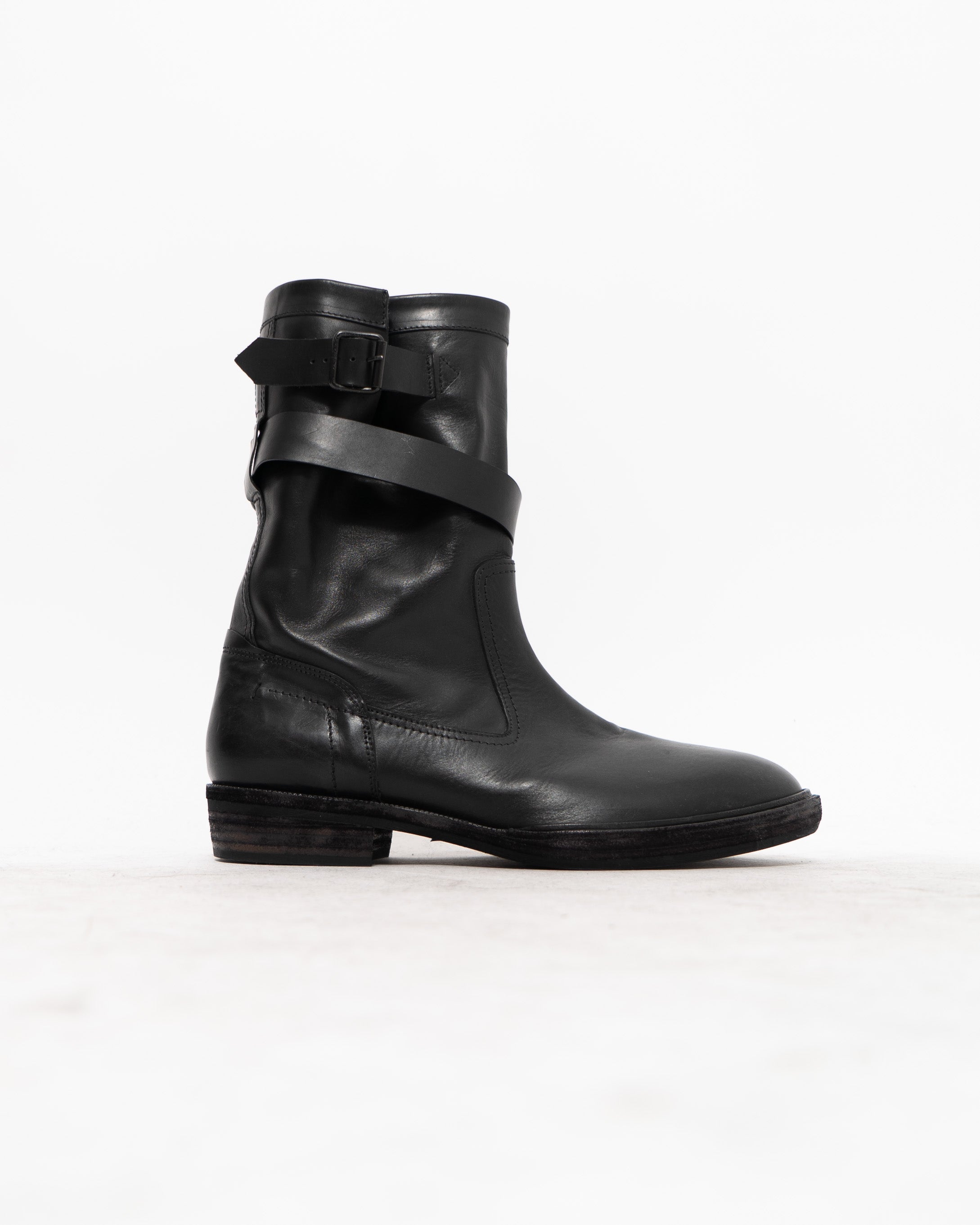 FW17 Black Dean Engineer Leather Boots