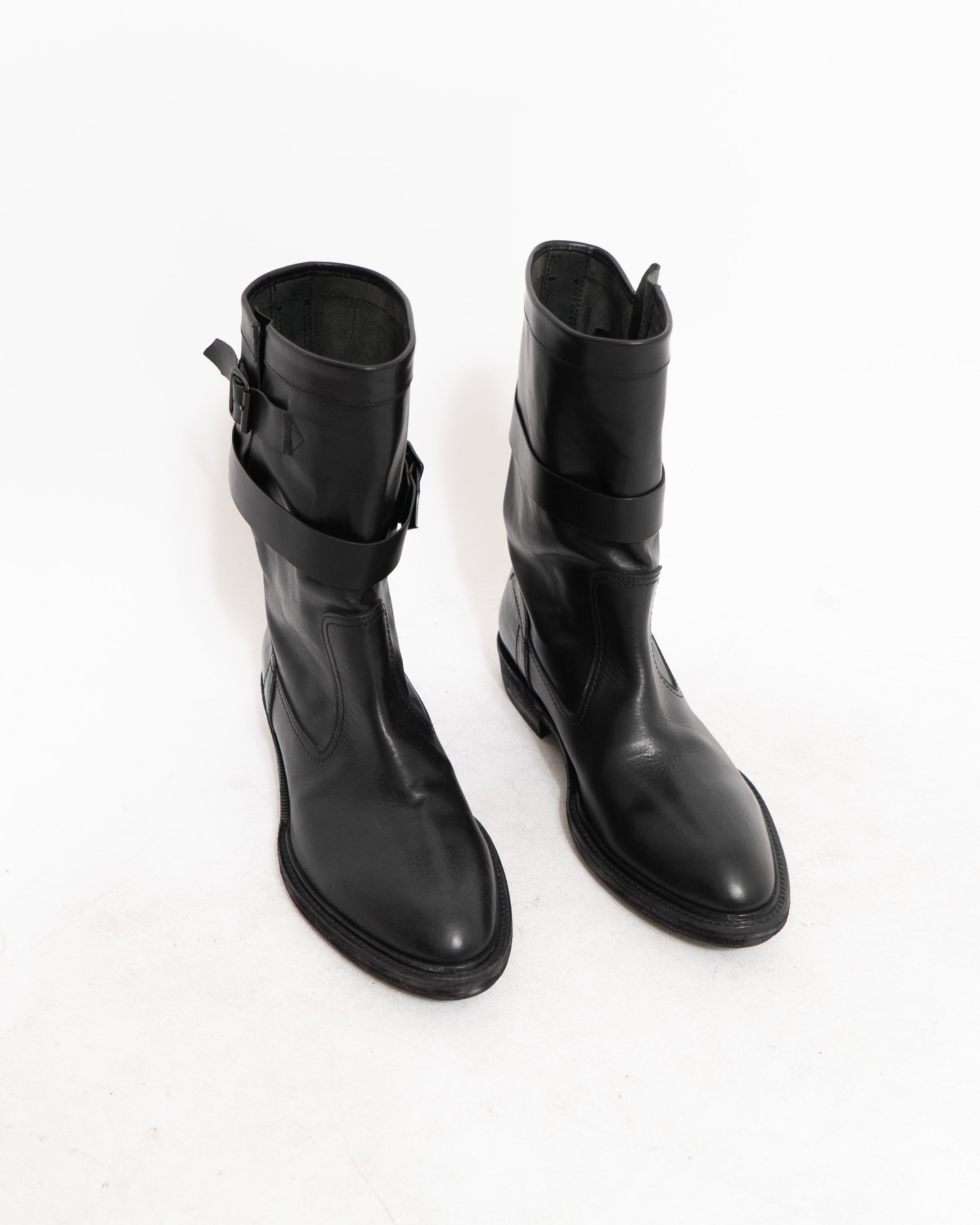FW17 Black Dean Engineer Leather Boots