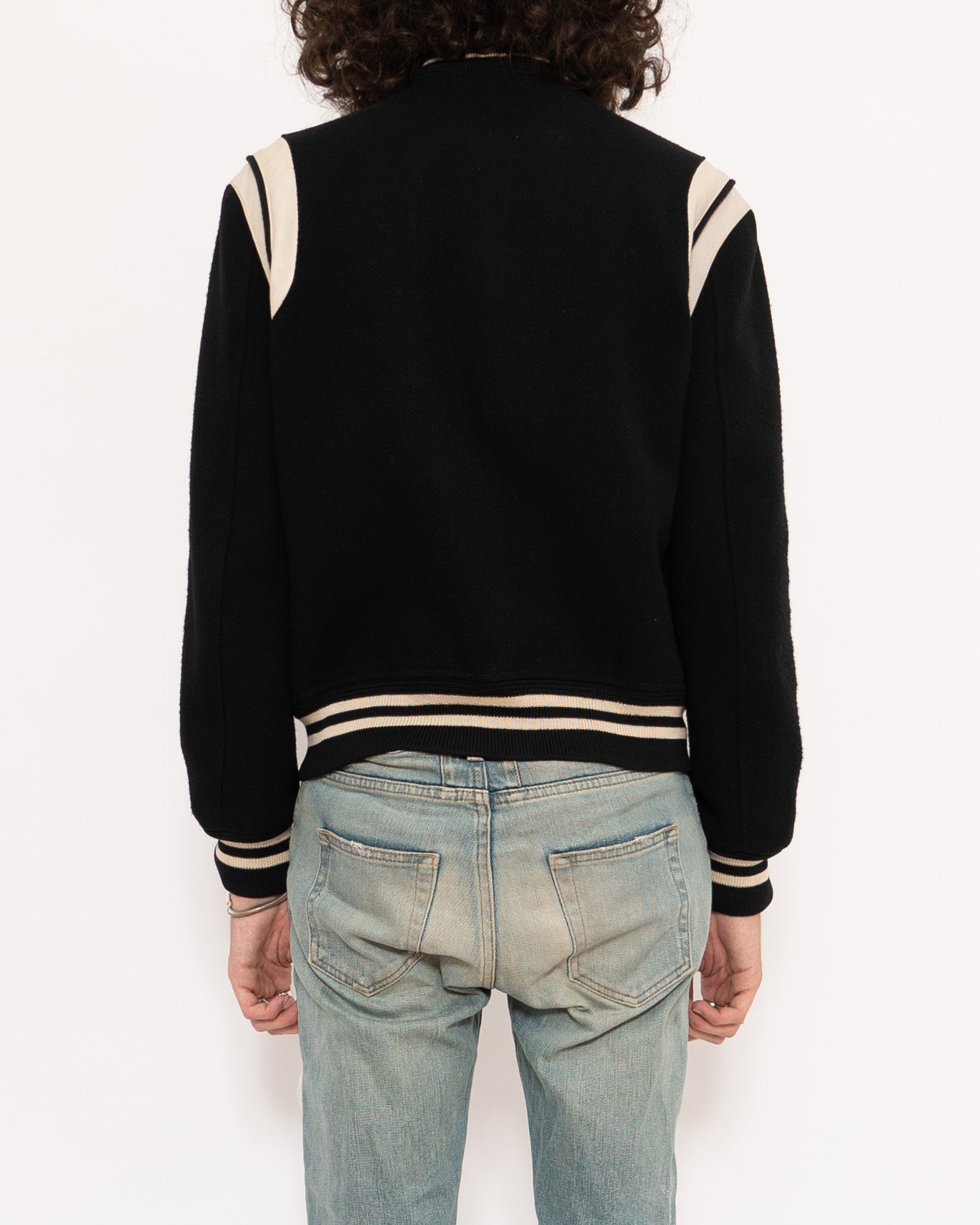 Saint Laurent Teddy Bomber Jacket - Farfetch