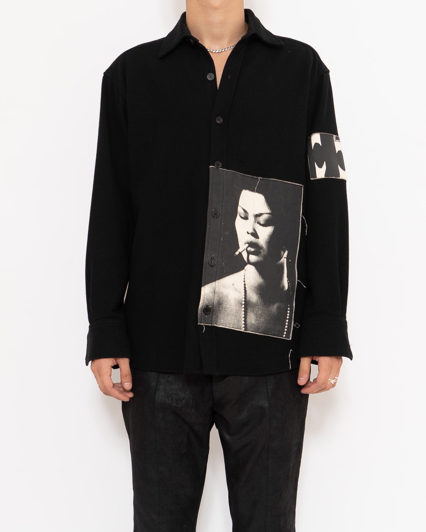SS17 Asian Woman Patchwork Shirt