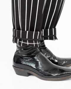 SS18 Striped Morganite Trousers