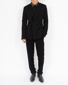 FW18 Black Double Breasted Blazer