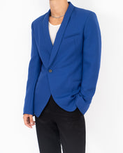 Load image into Gallery viewer, FW18 Royal Blue Shawl Collar Blazer