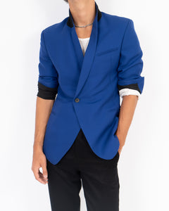 FW18 Royal Blue Shawl Collar Blazer