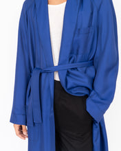 Load image into Gallery viewer, SS20 Warrant Blue Belted Raglan Coat