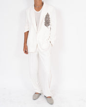 Load image into Gallery viewer, SS20 White Soft Cotton Blazer