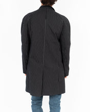 Load image into Gallery viewer, SS18 Black &amp; White Striped Raglan Coat Sample