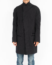 Load image into Gallery viewer, SS18 Black &amp; White Striped Raglan Coat Sample