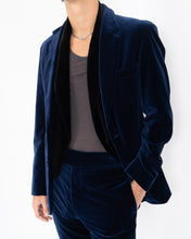 Load image into Gallery viewer, FW20 Night Blue Velvet Suit
