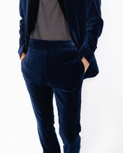 Load image into Gallery viewer, FW20 Night Blue Velvet Suit