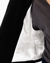 Load image into Gallery viewer, FW14 Carignano Black Velvet Waistcoat Sample