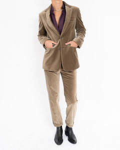 FW20 Brown Velvet Suit