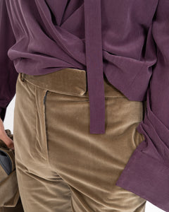 FW20 Brown Velvet Suit