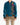 FW16 Peacock Embroidered Bomber in Blue Velvet